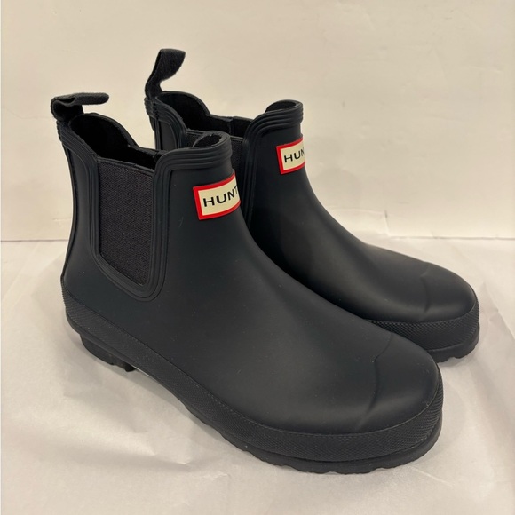 Hunter Women's Original Chelsea Rain Boot in Blue - Picture 1 of 7